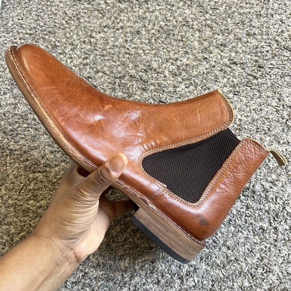 ASTORFLEX Bitflex Chelsea Boot Camel Brown Leather 45 US 12 LEFT SHOE ONLY READ main image 5